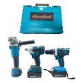 Set 3 Llave De Impacto Esmeril Taladro Percutor Inalambrico