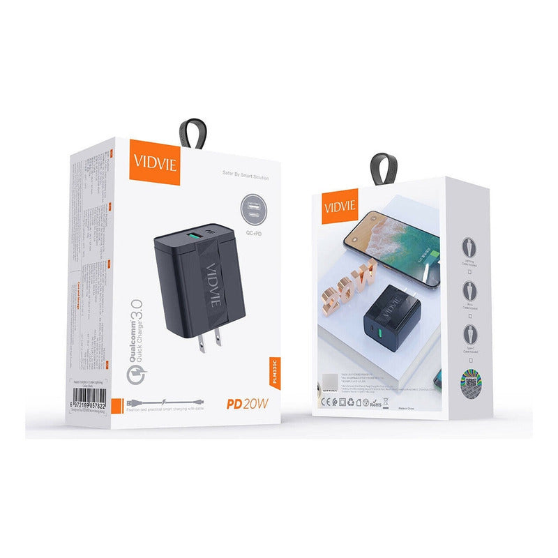 Cargador Carga Rapida Compatible Con Samsung Tipo C 1 Mts Blanco