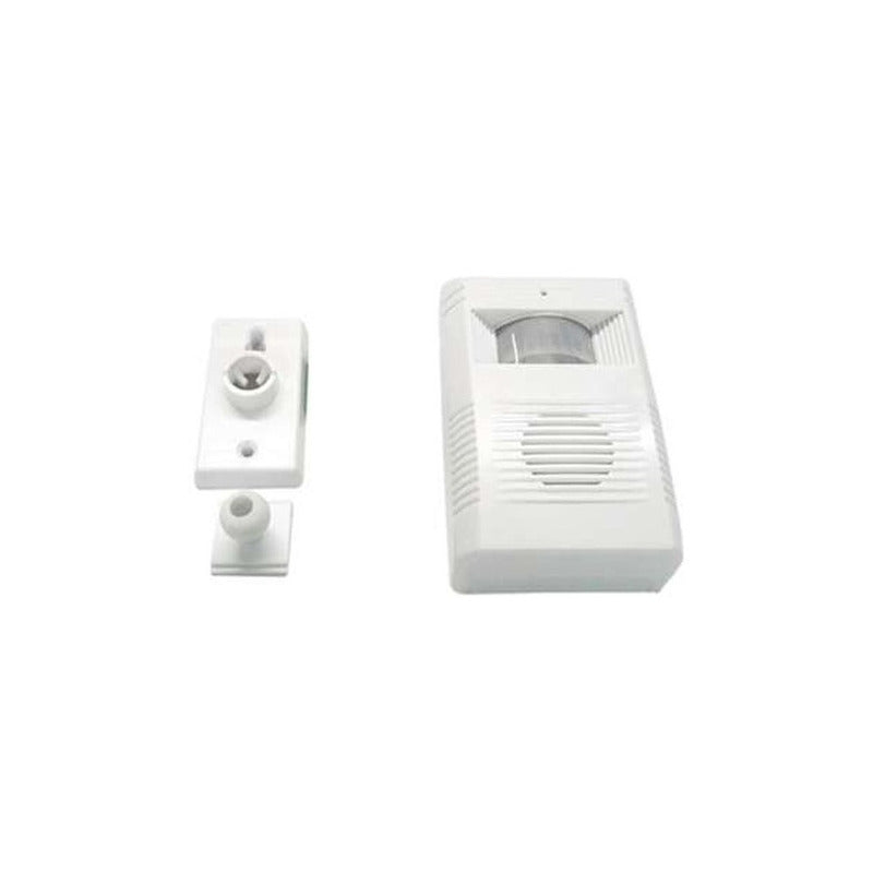 Timbre Para Negocios Local Vecindad Con Sensor De Movimento Blanco