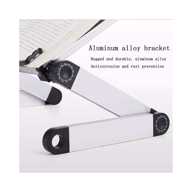 Elevador Notebook Plegable Soporte De Laptop Color Verde Cla Verde Claro