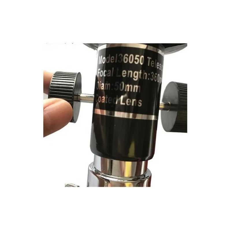 Telescopio Refractor Monoculo Telescopio Monocular Aprendiz Plateado