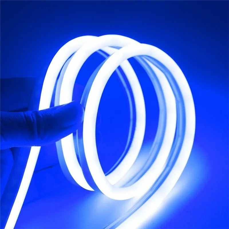 Cinta Led Neon Luz 5 Metros Flexibletransformador 12v
