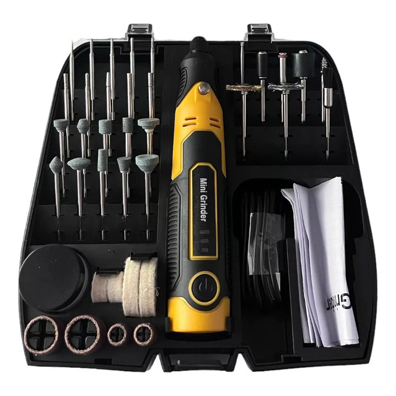 Dremel Mini Inalámbrico Recargable 3.6v Maleta 35 Piezas 50/60 10 W