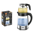 Hervidor Electrico 2l + Tetera Con Infusor 1l 1500w Negro