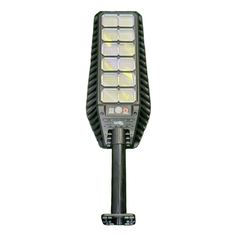Pack X3 Foco Solar 1200w + Sensor + Soporte + Control Remoto Negro Blanco Frío