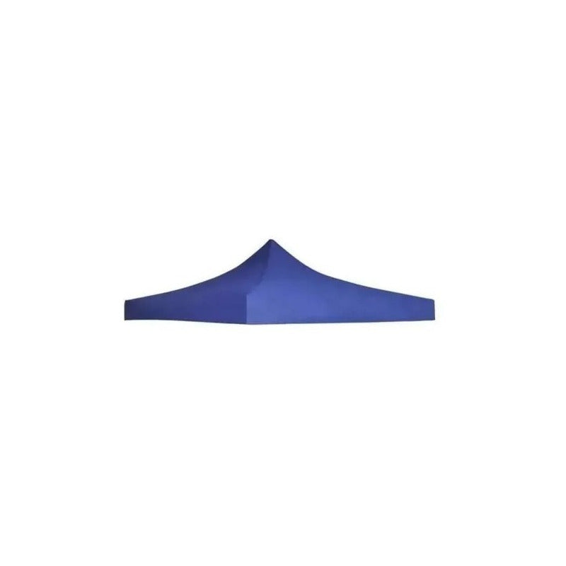 Pack 2 Lona 3x3 Repuesto Para Toldo Carpa Techo Plegable Azul
