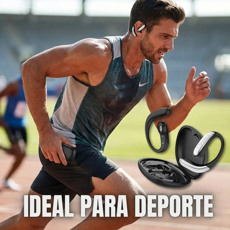 Audifonos Deportivos Oido Abierto Open Ear Bluetooth Negro Vidvie Bt892 Wireless Versión 6.0m