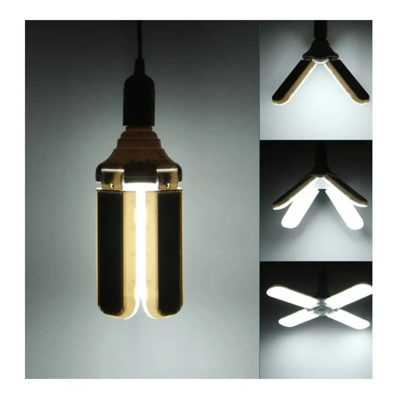 Ampolletas Led 4 Aspas Ángulo Ajustable 60w Ahorradora Blanco Neutro