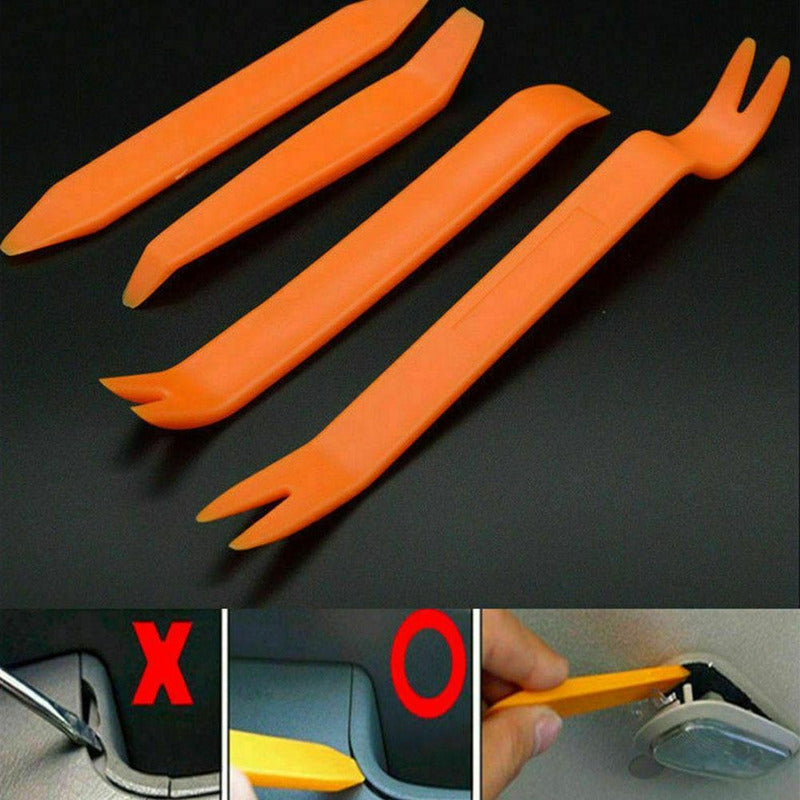 Kit De Paletas Para Desmontaje Radio Tablero Auto 4pcs