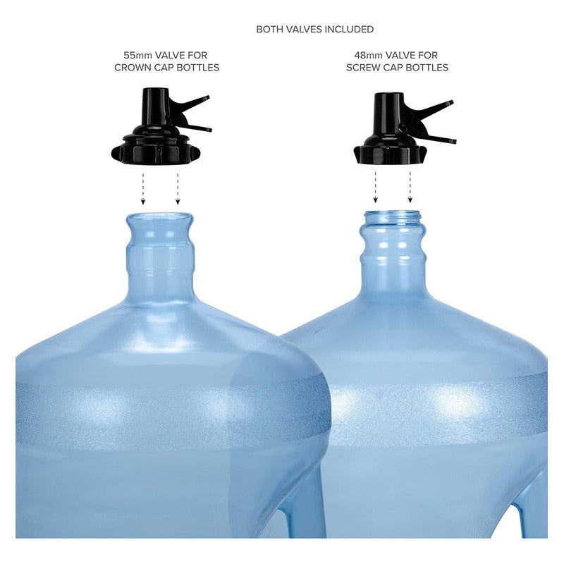 Estante Para Bidon De Agua Con Boquilla Rack Para Botellon Negro