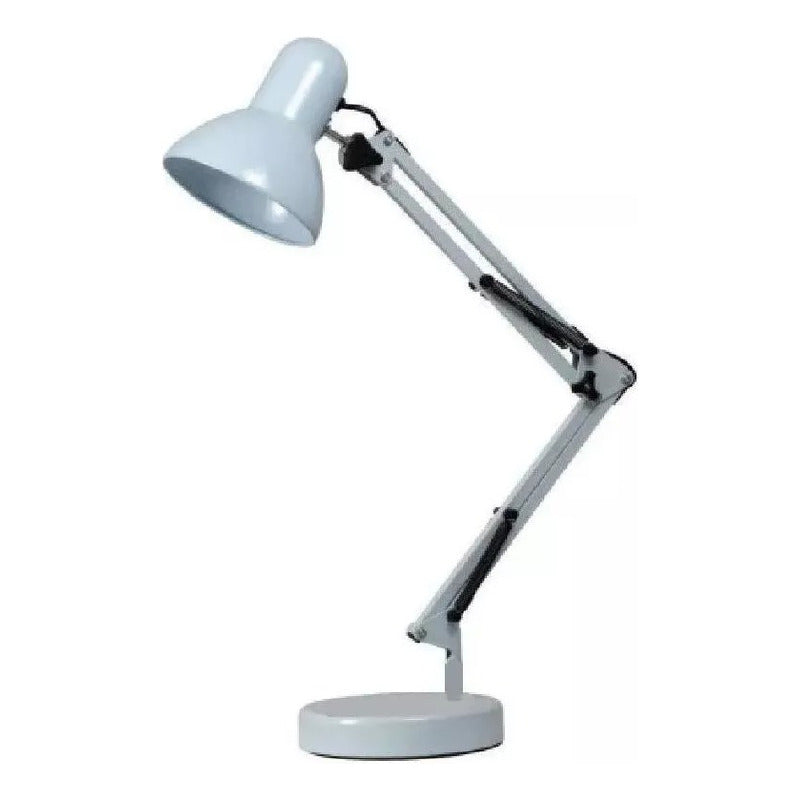 Lámpara Mesa Flexible Ajustable Blanco O Negro Articulada