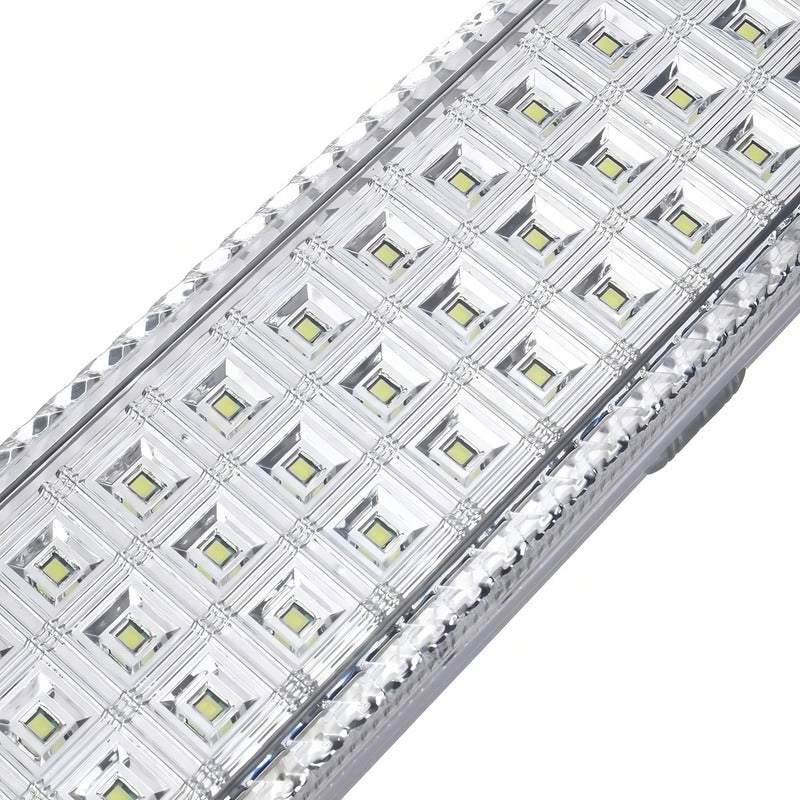 Pack X2 Lámparas Luz Led De Emergencia Recargable 24 Hrs Color Blanco Figoimport