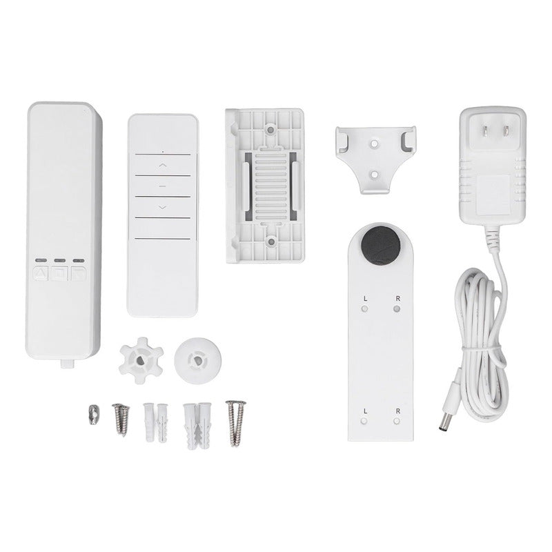 Motor Inteligente Para Cortinas Wifi Roller Control Remoto Blanco