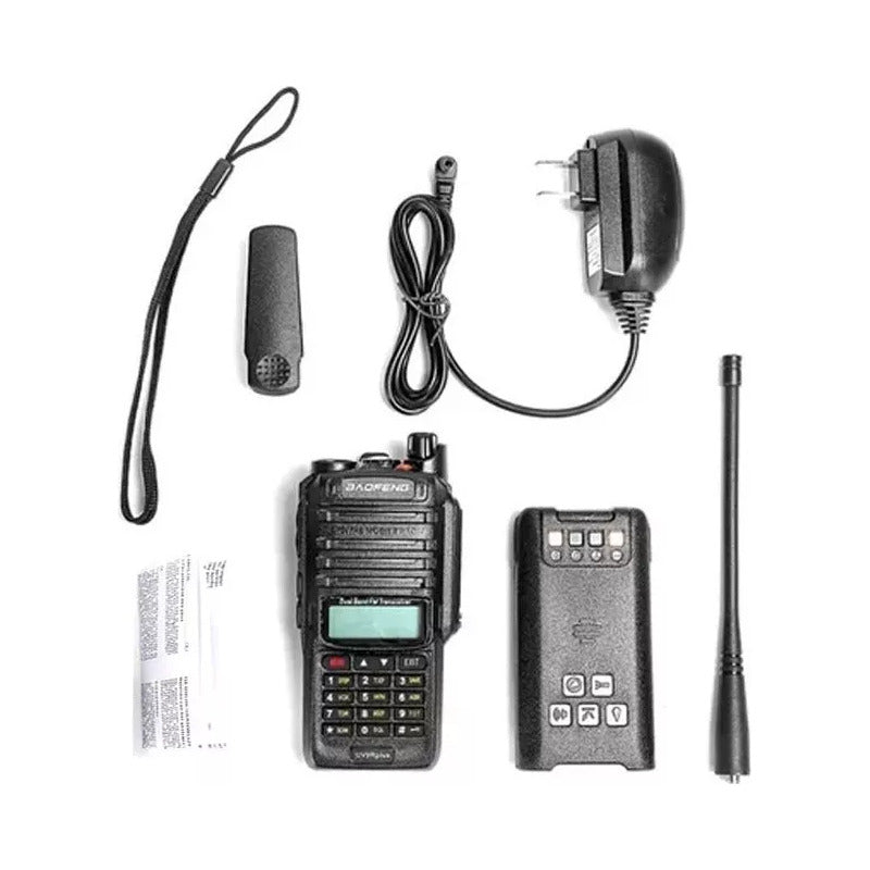 Radio Transmisor Uv-9r Plus Walkie Talkie Resistente Al Agua Negro 2