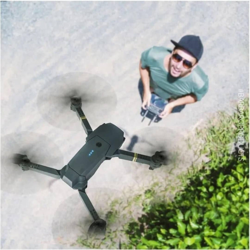 Drone Con Cámara Wifi App Control + Batería Recargable /ryc Color Negro