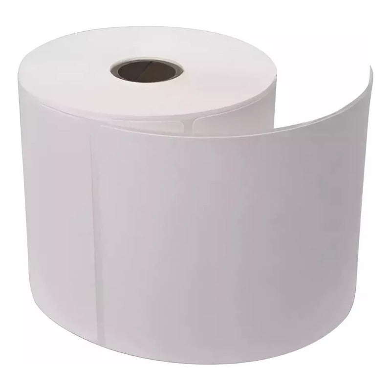 Pack X3 Etiquetas Térmicas Autoadhesivas Rollo 100x150mm Blanco Liso