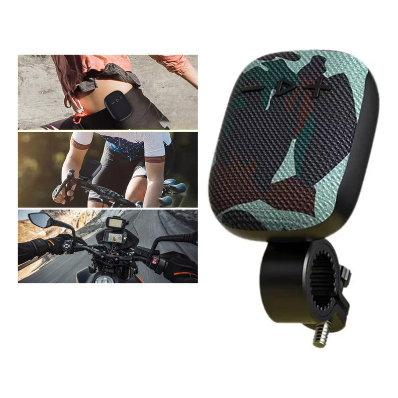 Parlante Portátil Moto Bicicleta Bluetooth Impermeable Varios Colores
