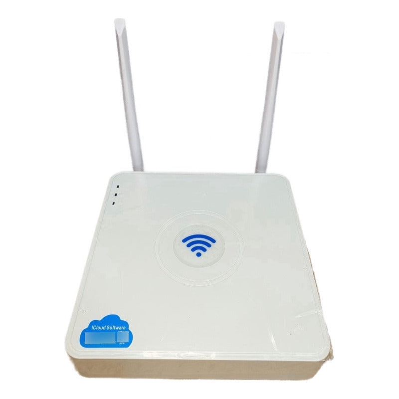 Kit Dvr 4 Camaras  De Seguridad Inalámbricas Wifi  Blanco