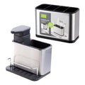Pack Portacubiertos De Cocina Con Dispensador De Jabon Acero Unit