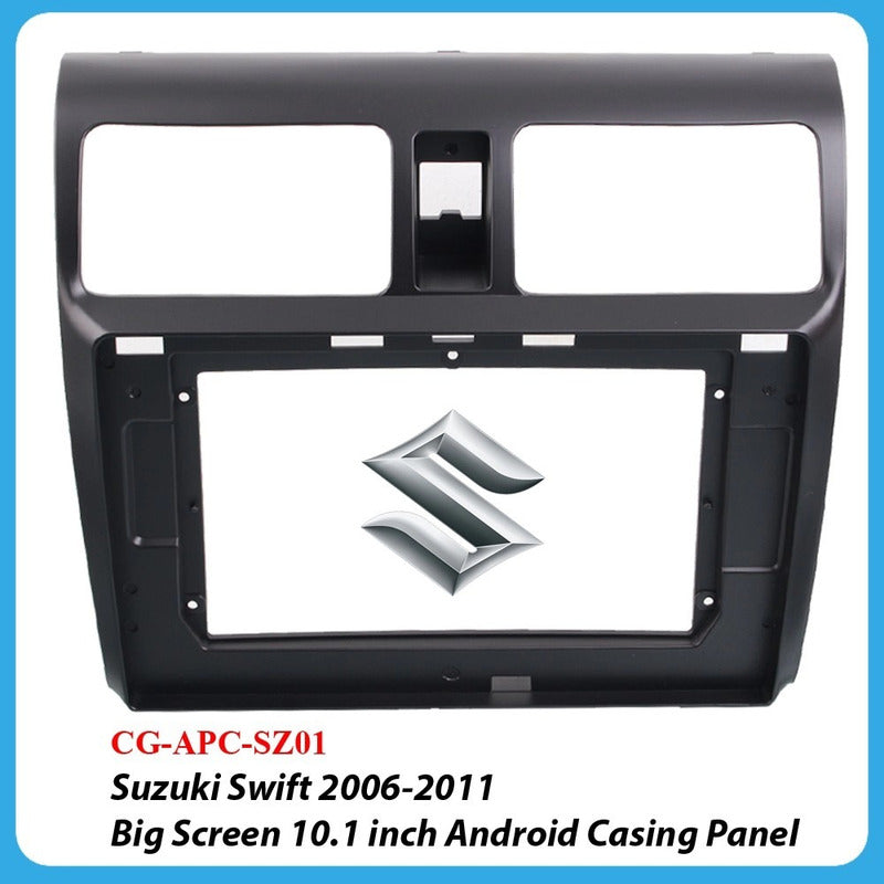 Bisel Adaptador Radio Suzuki Swift 10 Pulgadas 2006-2012  Negro