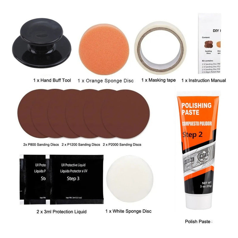 Kit Reparador Y Pulidor De Focos