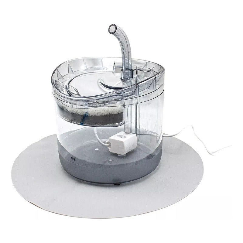 Bebedero De Agua Automatico Gatos Perros Dispensador Transparente