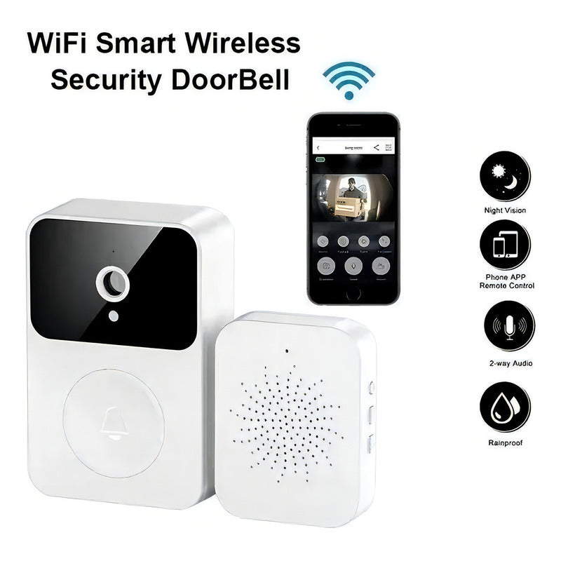 Timbre Inalámbrico Exterior Portátil Usb Camara Wifi