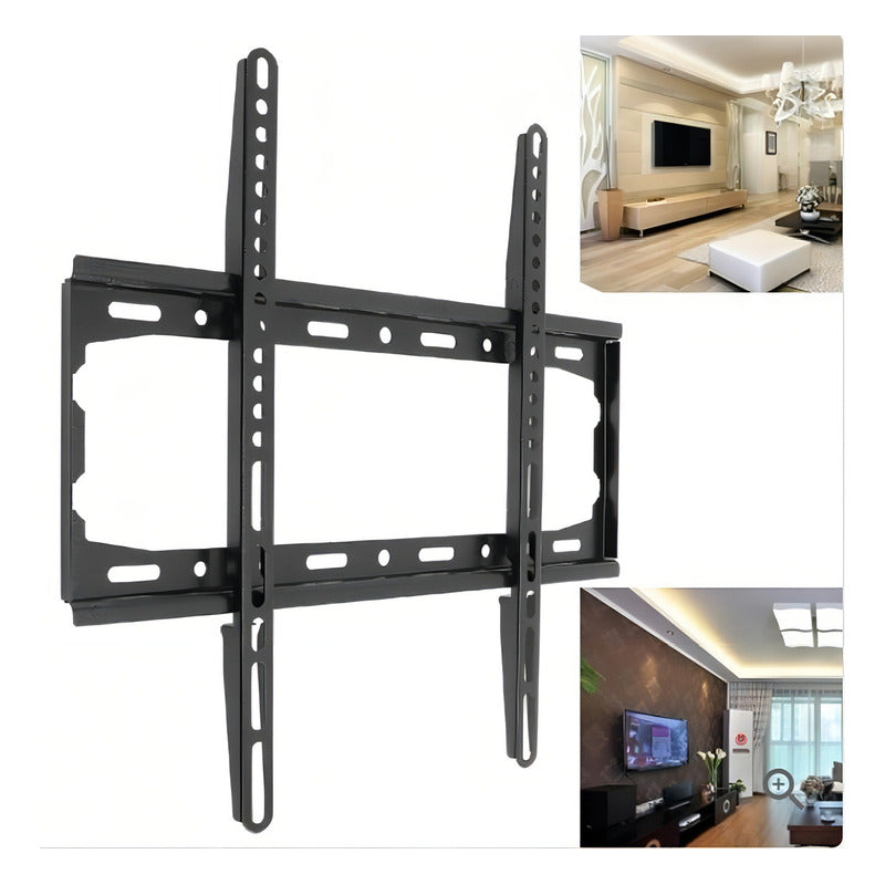 Soporte Fijo Led Lcd Pdp Tv 26-63 Pulgadas Negro Pared Vesa 200x200 400x400