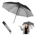 Paraguas Lluvia Plegable Sombrilla Quita Sol Impermeable Ret Negro