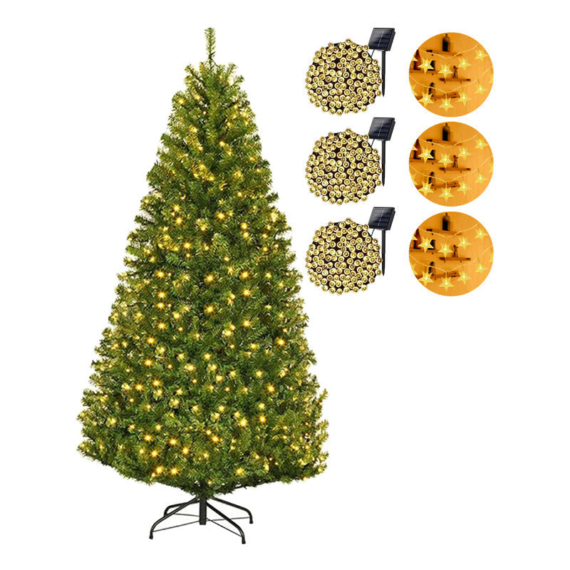 Arbol De Navidad Con Base + 6 Luces Solares Modelos Variados