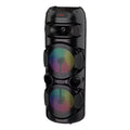 Parlante Inalambrico Portatil 80cm Bluetooth Led Microfono Negro