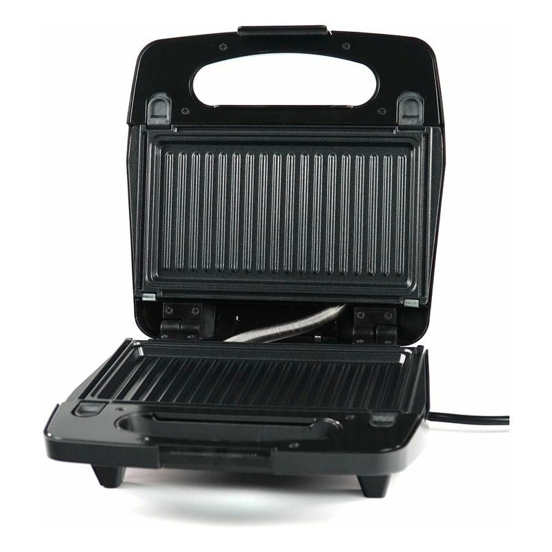 Wafflera 3 En 1 Genérica Tostador Grill De Carne Teflon Gris Oscuro