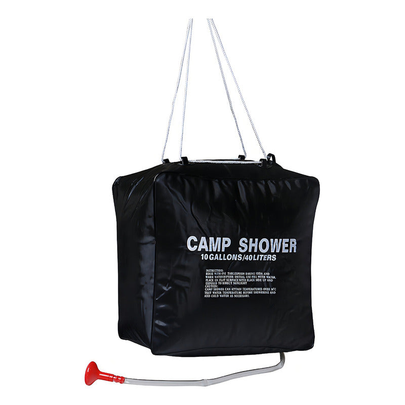 Ducha Portatil Solar Baño Portatil Camping Ducha Solar 40lts Negro