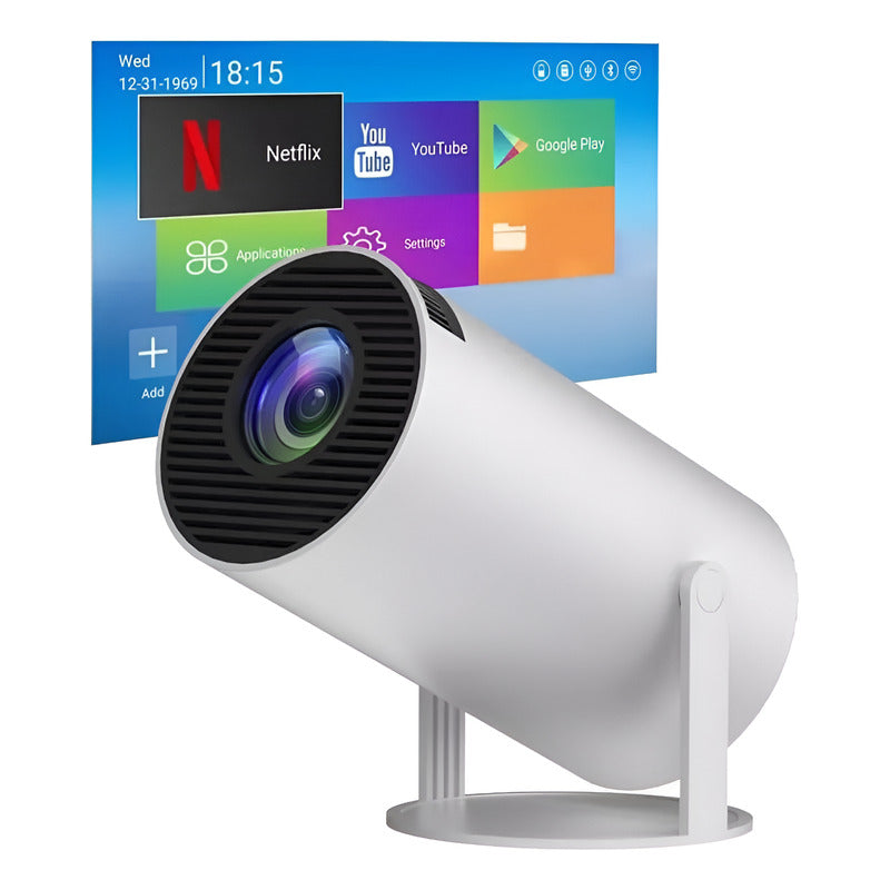 Proyector Portatil Android Homecinema 200lm Blanco 110v/220v