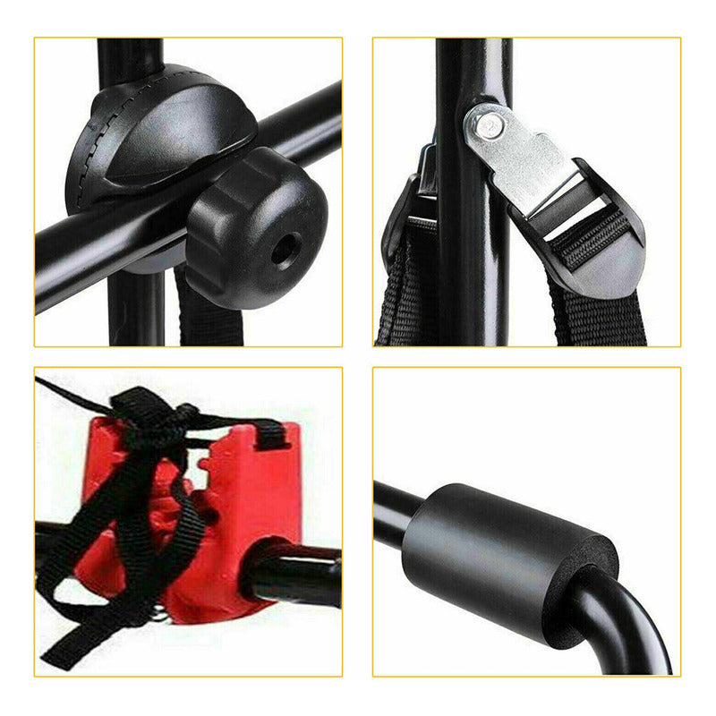 Porta Bicicleta Universal Auto Camioneta Soporte Carga 3bici