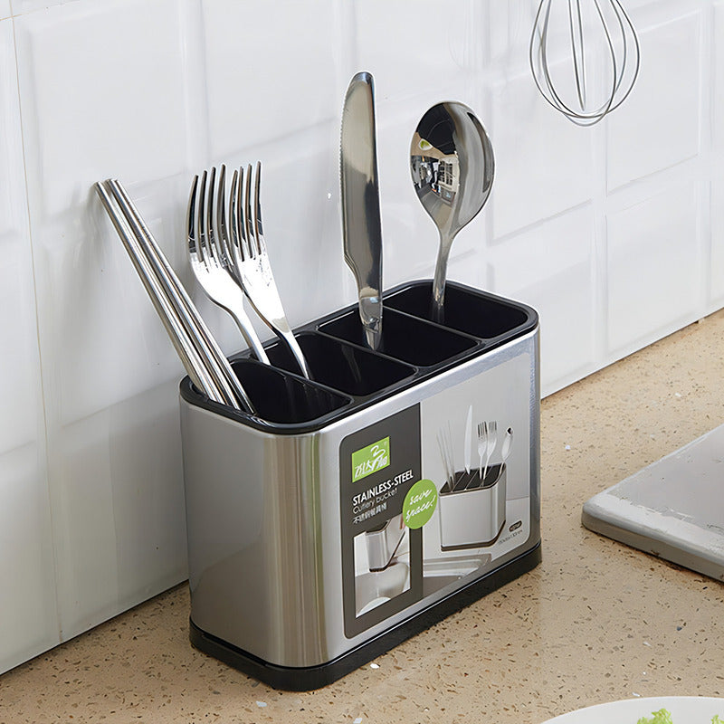 Pack Portacubiertos De Cocina Con Dispensador De Jabon Acero Unit