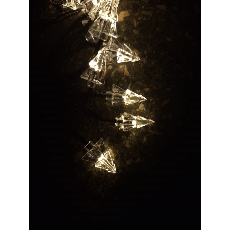 Arbol De Navidad Con Base + 6 Luces Solares Modelos Variados