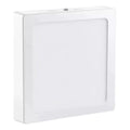Pack X2 Panel Led Sobrepuesto 18w Foco Plafon Redondo Cuadra Cuadrado