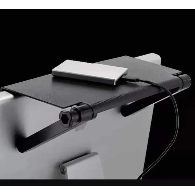 Soporte Repisa Plegable Para Decodificador Parte Superior Tv Negro