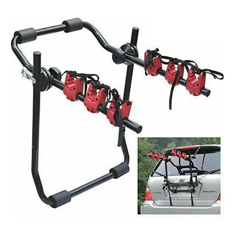 Porta Bicicleta Universal Auto Camioneta Soporte Carga 3bici
