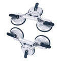 Pack 2 Ventosas De 3 Chupones 155kg Succionador Para Vidrio