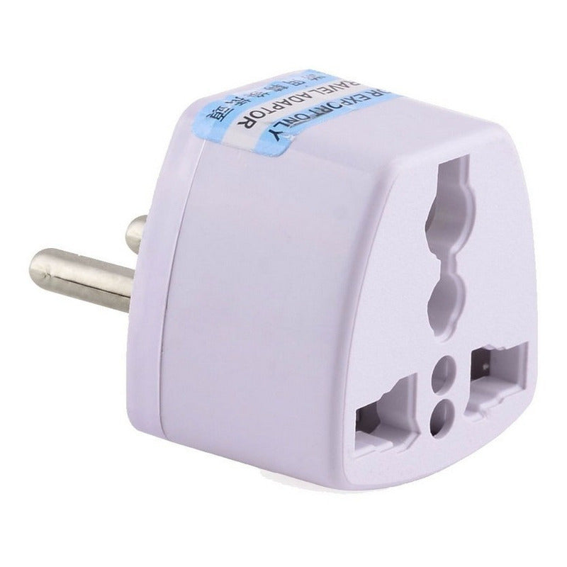 Pack 10 Adaptador Enchufe Americano Europeo A Nacional