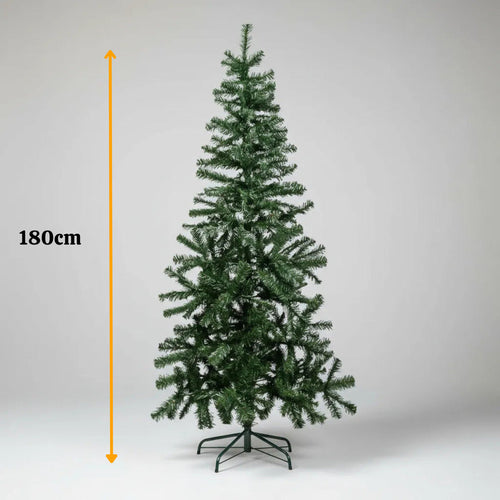 Árbol De Navidad 180cm Con Base Metálica Árbol De Pascua Verde