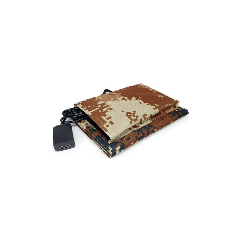 Cargador Portátil Plegable Solar 7w Con Enchufe Usb Patron Militar