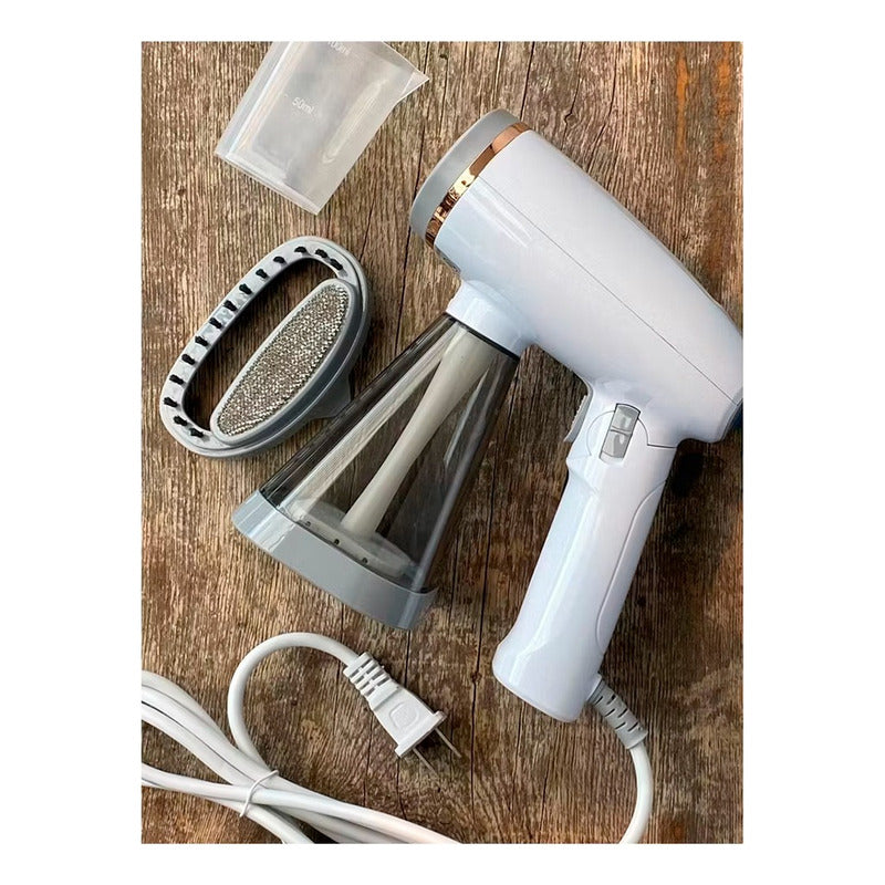 Plancha De Ropa A Vapor Portatil Vaporizador Blanco