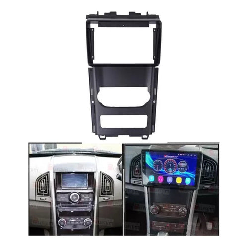 Adaptador Bisel Radio 9pul Mahindra Xuv500 2012-2023 Negro