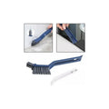 Pack X2 Cepillos Para Grietas Baño Herramientas Limpieza Wc Azul Acero