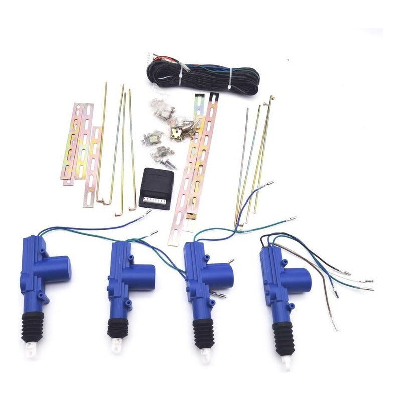 Kit Completo Cierre Centralizado Auto Universal Encauchado