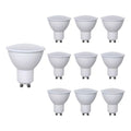 Pack 10 Ampolletas Dicroicas Led 6w Gu10 Neutra 4000k Blanco Blanco Neutro