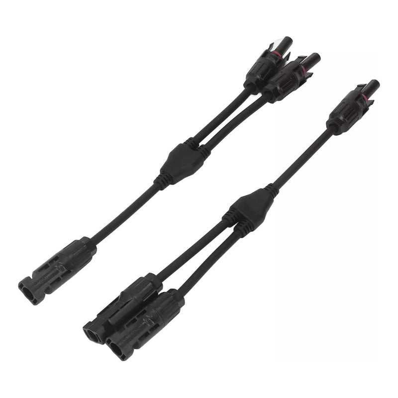 Cable Tipo Y Mc4  Rama 2-1 Para Paneles Solares Negro